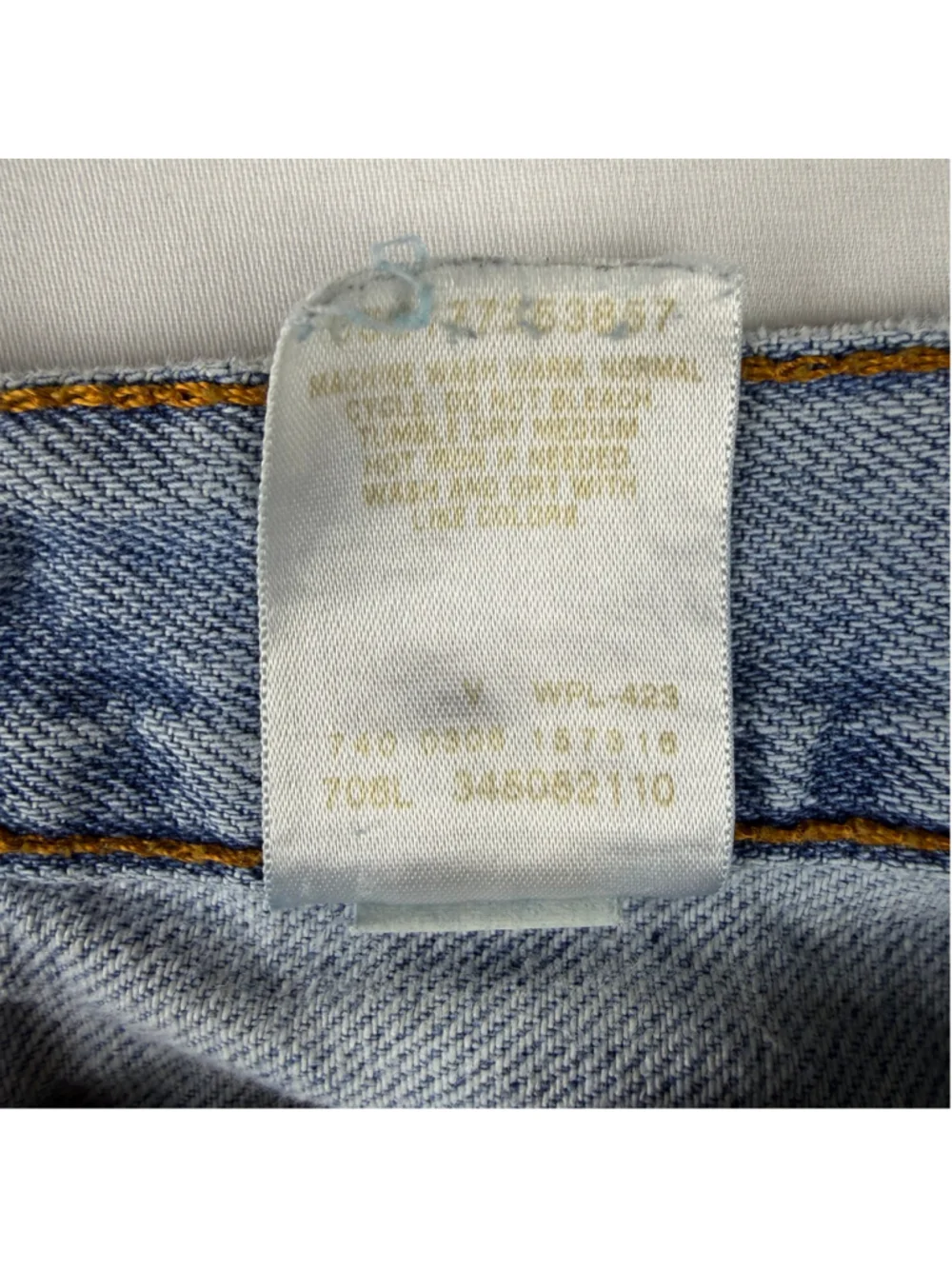 Levi's 505 Denim Short W33 Light Wash Distressed Cutoff Jort Grunge Mens Red Tab